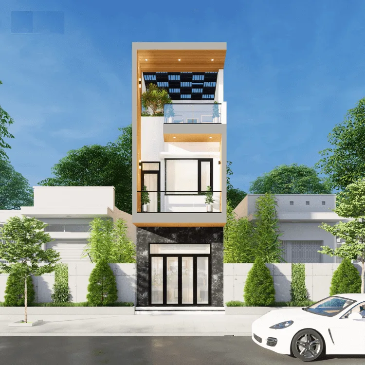 Mẫu nhà ống 3 tầng đẹp hiện đại