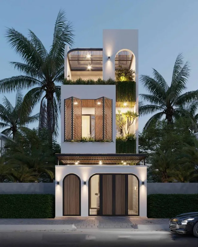 Mẫu nhà ống 3 tầng hiện đại