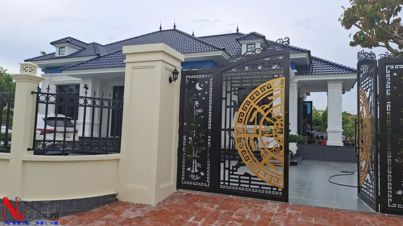 Thi công trọn gói biệt thự 1 tầng tại Nam Định (8)