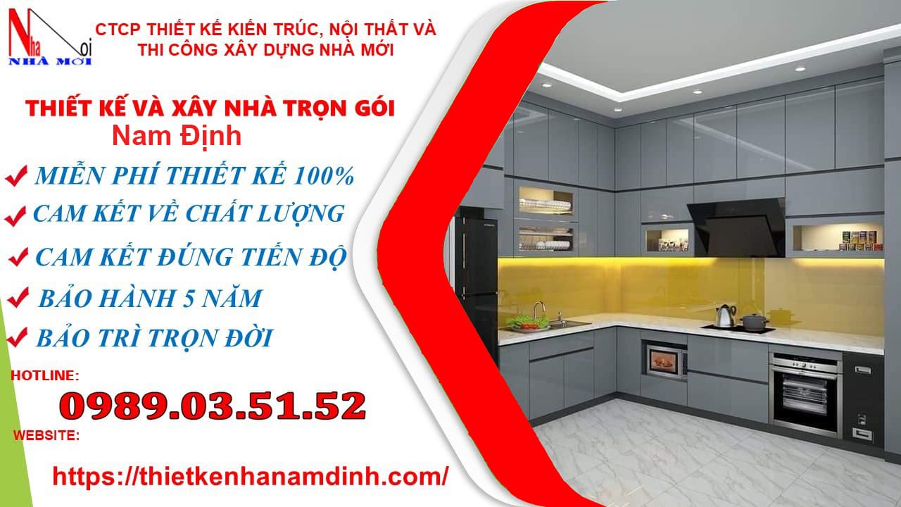 Thi công tủ bếp tại Thái Bình