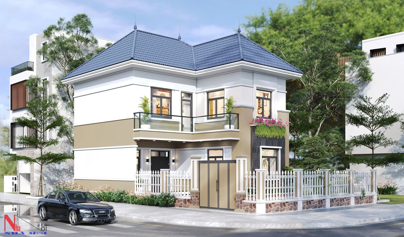 Mẫu nhà biệt thự 2 tầng đẹp