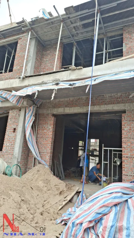 Thi công biệt thự 2 tầng mái nhật
