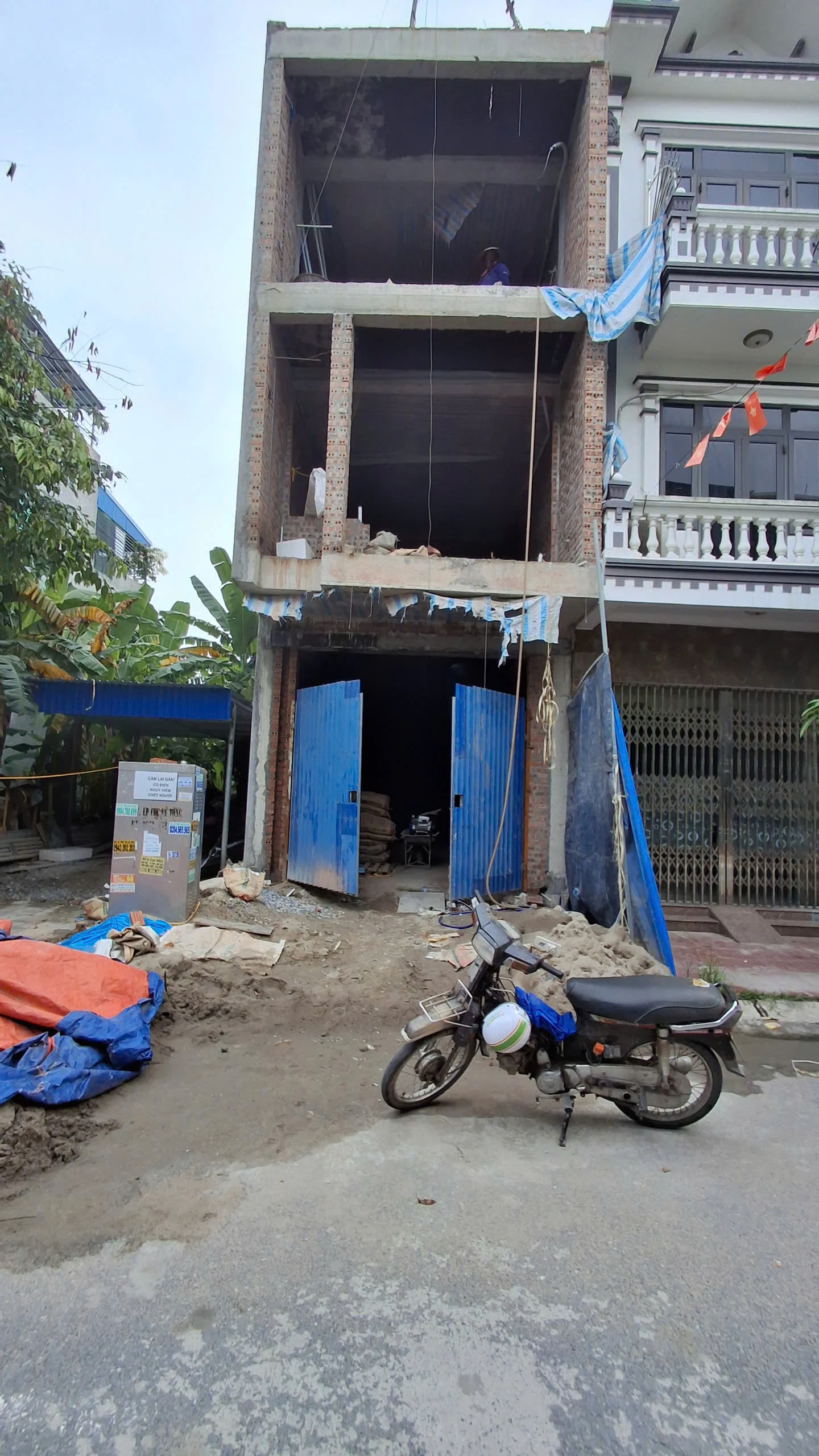 Thi công nhà ống 3 tầng hiện đại tại Nam Định