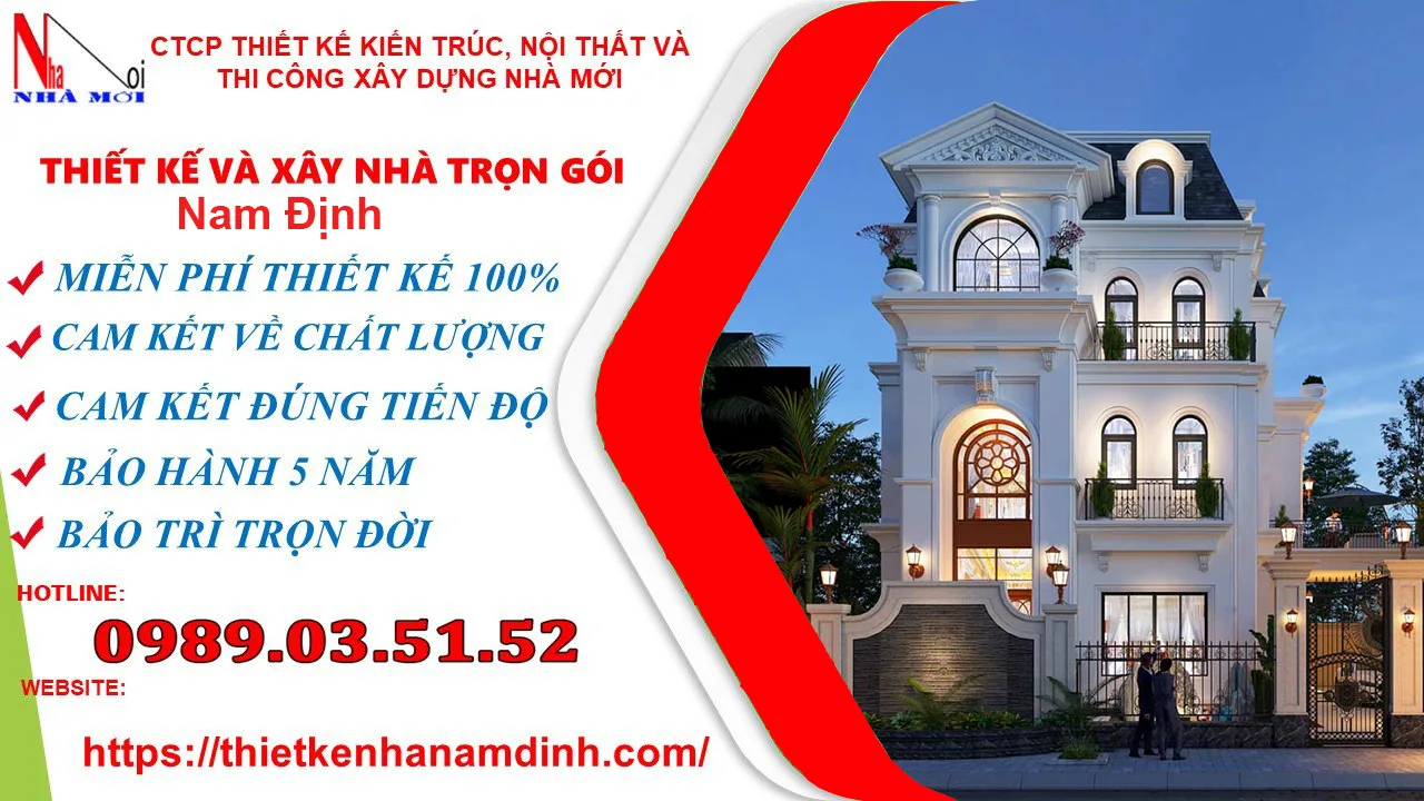 Xây nhà trọn gói tại Nam Định