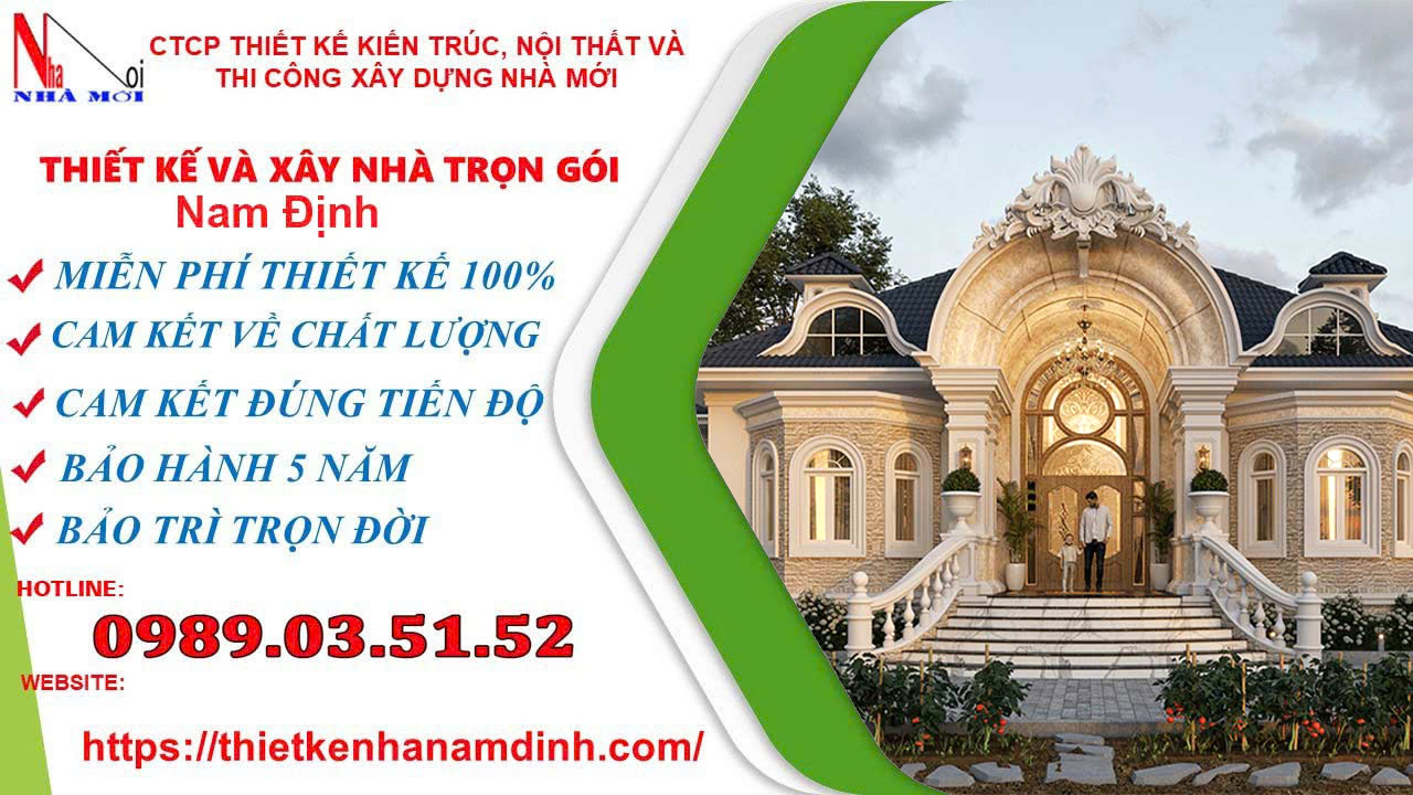 Xây nhà trọn gói tại Thái Bình