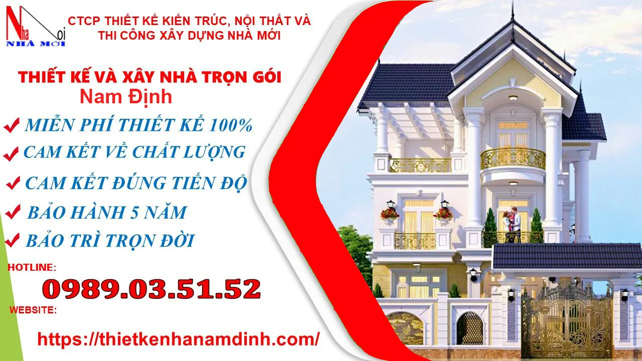 Xây nhà trọn gói tại Thái Bình