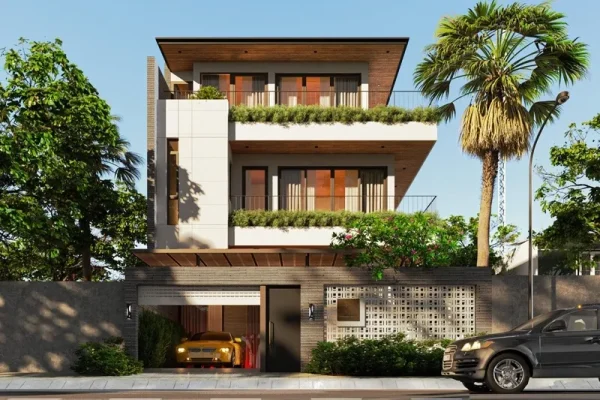Mẫu biệt thự 3 tầng hiện đại (4)