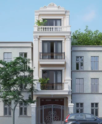 Mẫu nhà ống 4 tầng tân cổ điển (1) (1)