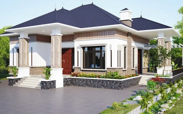 Biệt thự 1 tầng hiện đại (10)