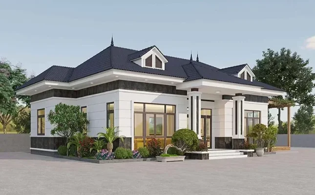 Biệt thự 1 tầng hiện đại (19)
