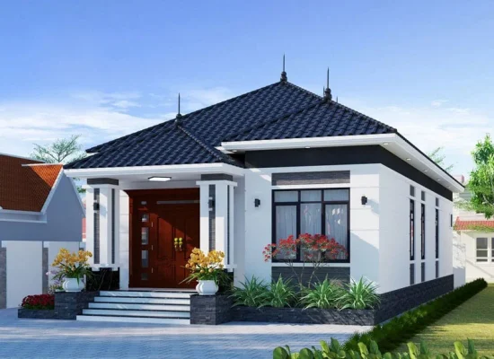 Biệt thự 1 tầng hiện đại