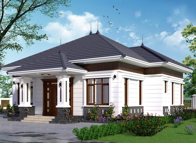 Mẫu biệt thự 1 tầng hiện đại (4)