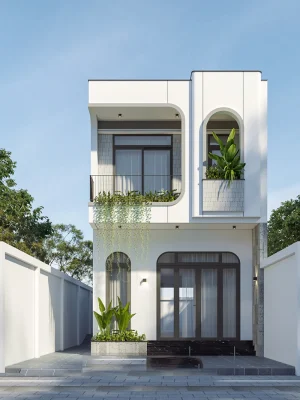Mẫu nhà ống 2 tầng hiện đại (1)
