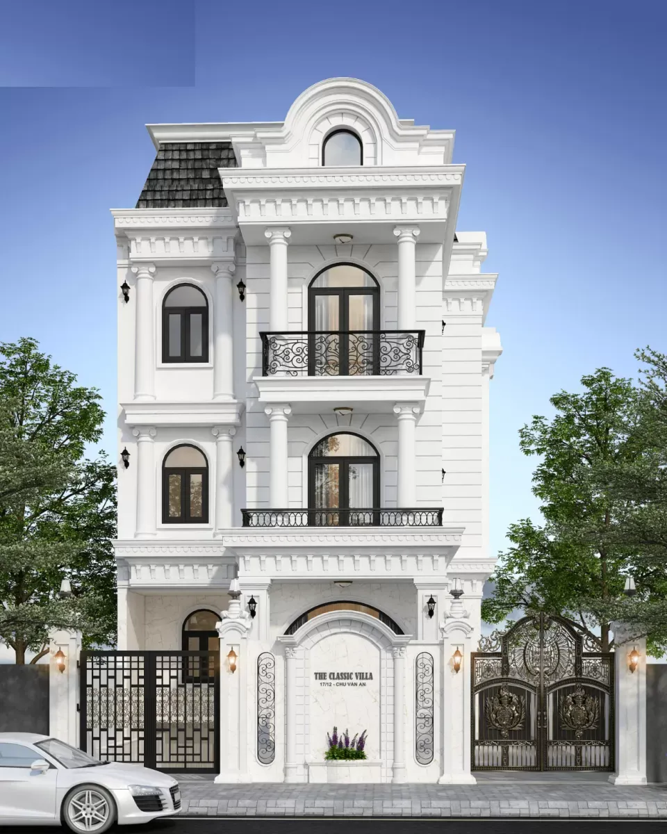 Mẫu nhà ống 3 tầng tân cổ điển (1)
