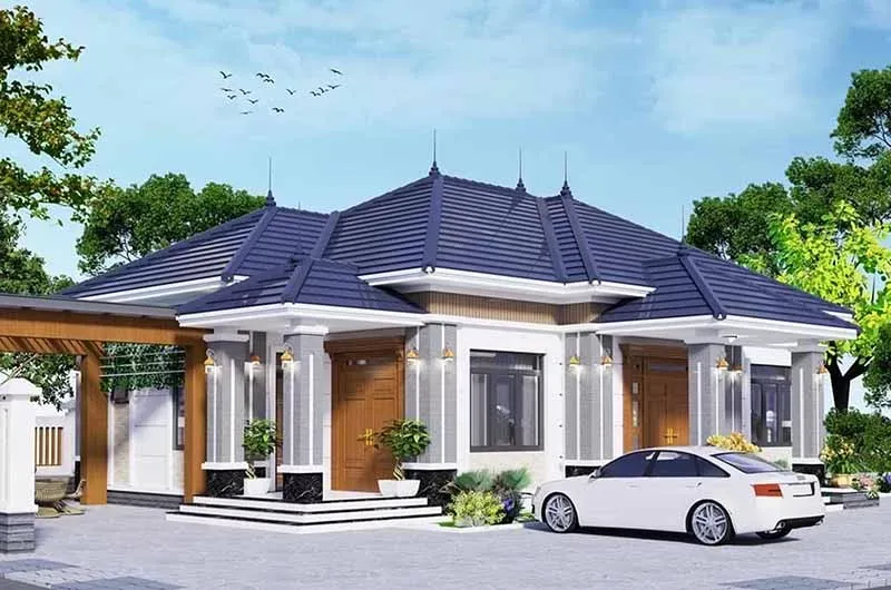 Biệt thự 1 tầng hiện đại