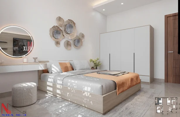 Mẫu 3D nội thất phòng ngủ đẹp