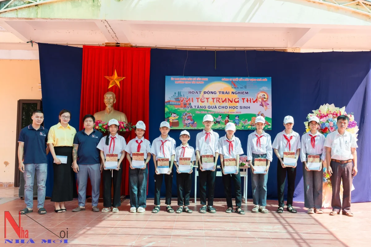Chương trình khuyến học công ty Nhà Mới - Trung học phổ thông yên trung