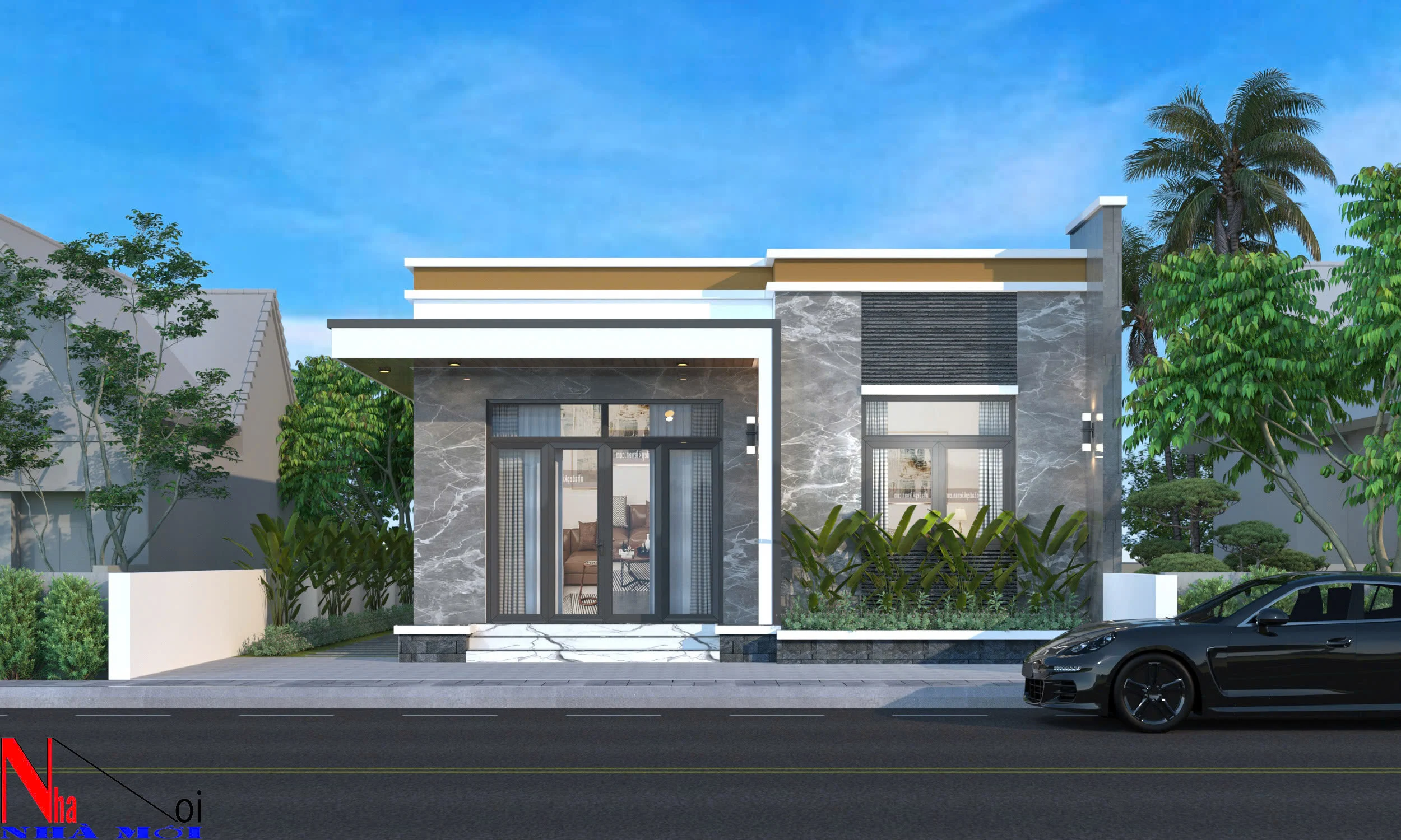 Thiết kế nhà cấp 4 mái bằng (4)