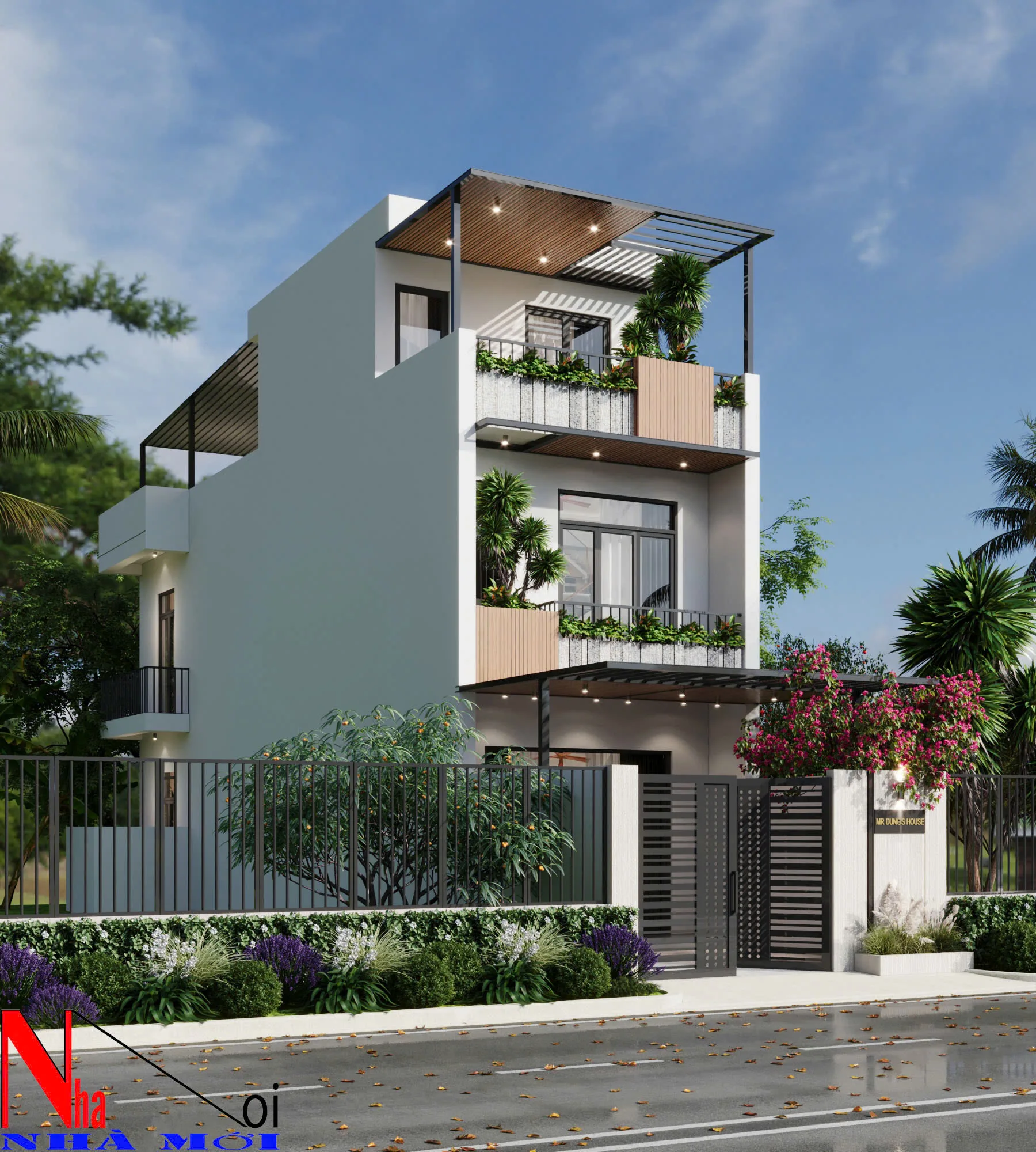 Mẫu nhà ống 3 tầng