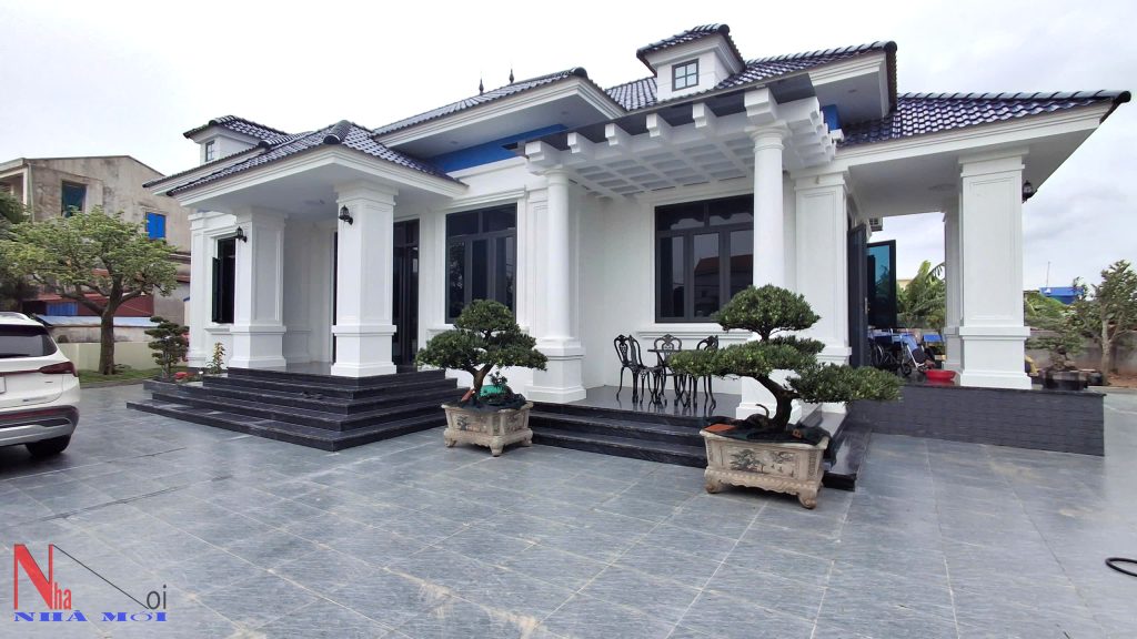 Thi công biệt thự 1 tầng tại Nam Định_Anh Bảo
