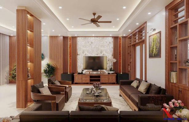 Thiết kế 3D Phòng khách tại Nam Định