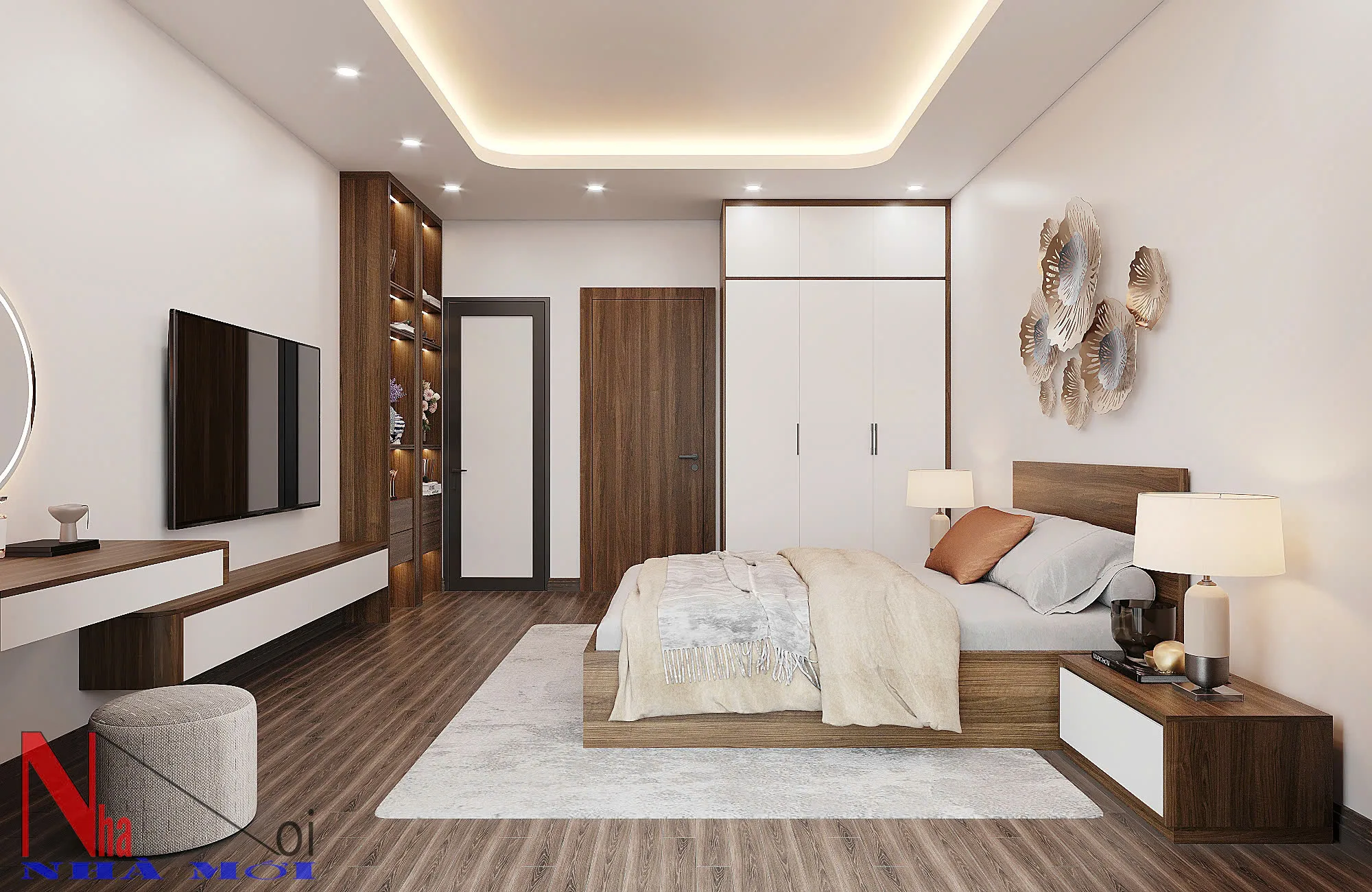 Thiết kế 3D Phòng ngủ