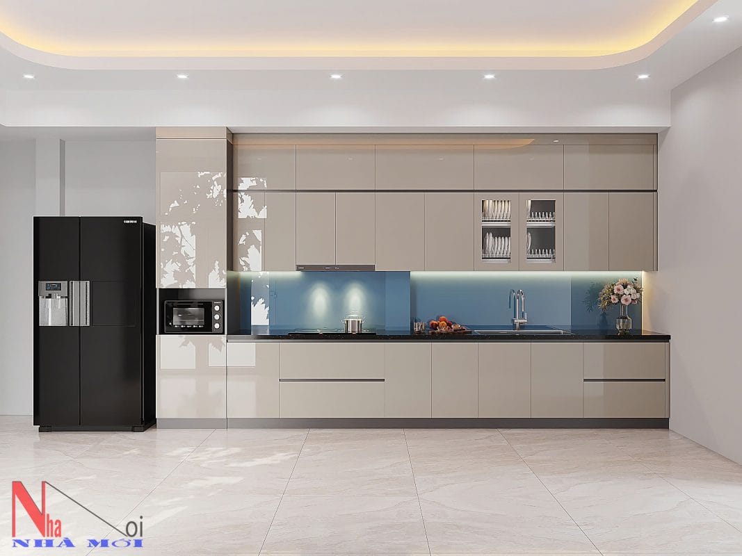 Thiết kế 3D tủ bếp tại Nam Định