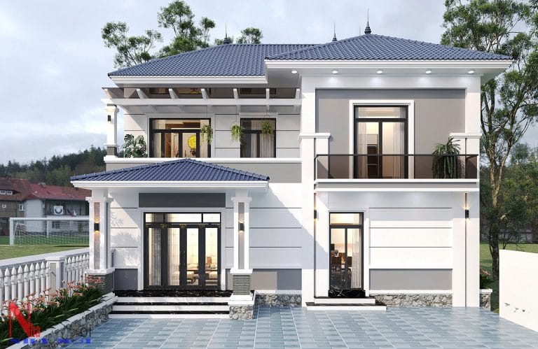 Thiết kế biệt thự 2 tầng