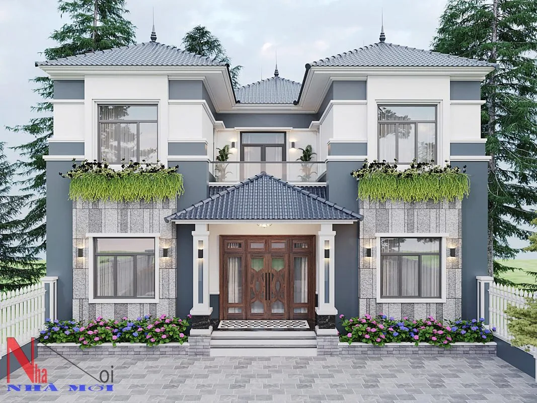 Thiết kế biệt thự 2 tầng đẹp