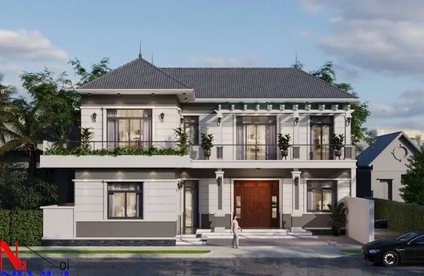 Thiết kế biệt thự 2 tầng đẹp giá rẻ