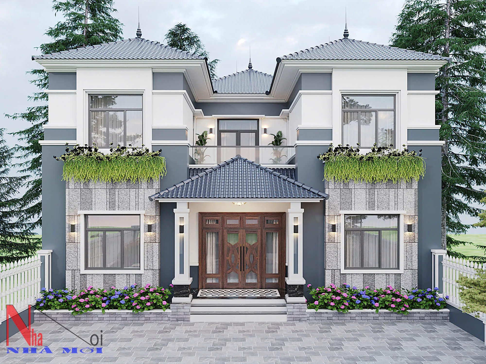 Thiết kế biệt thự 2 tầng đẹp