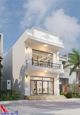 Thiết kế biệt thự 3 tầng tân cổ điển