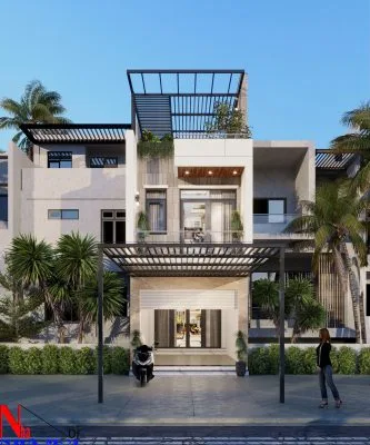 Thiết kế nhà ống 2 tầng