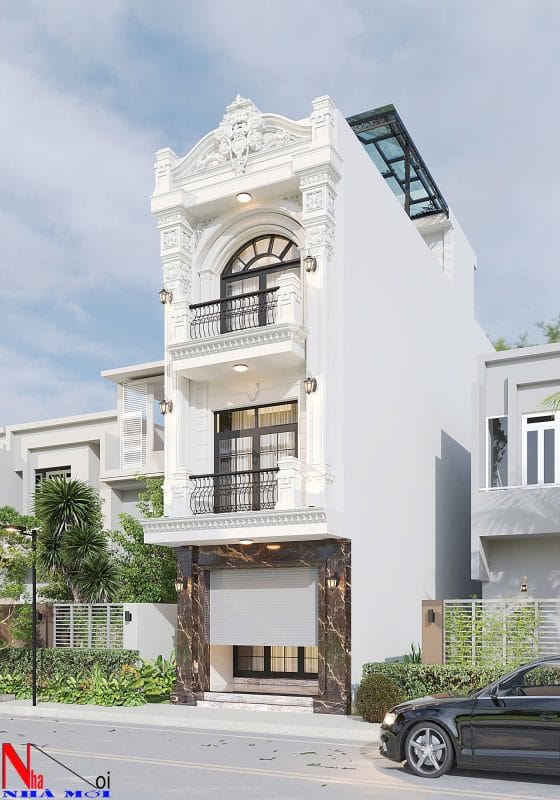 Thiết kế nhà ống 3 tầng