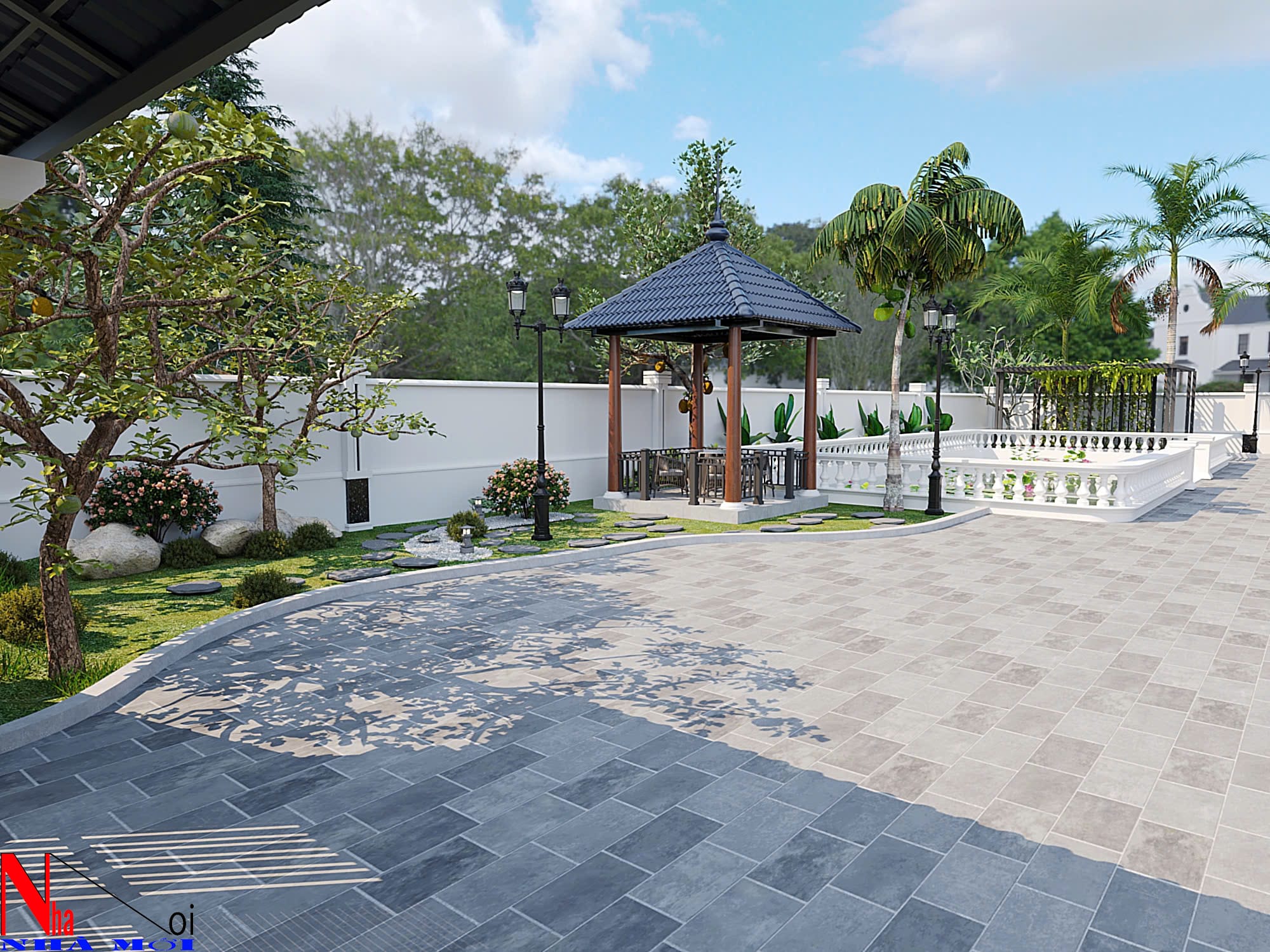 Thiết kế tiểu cảnh sân vườn