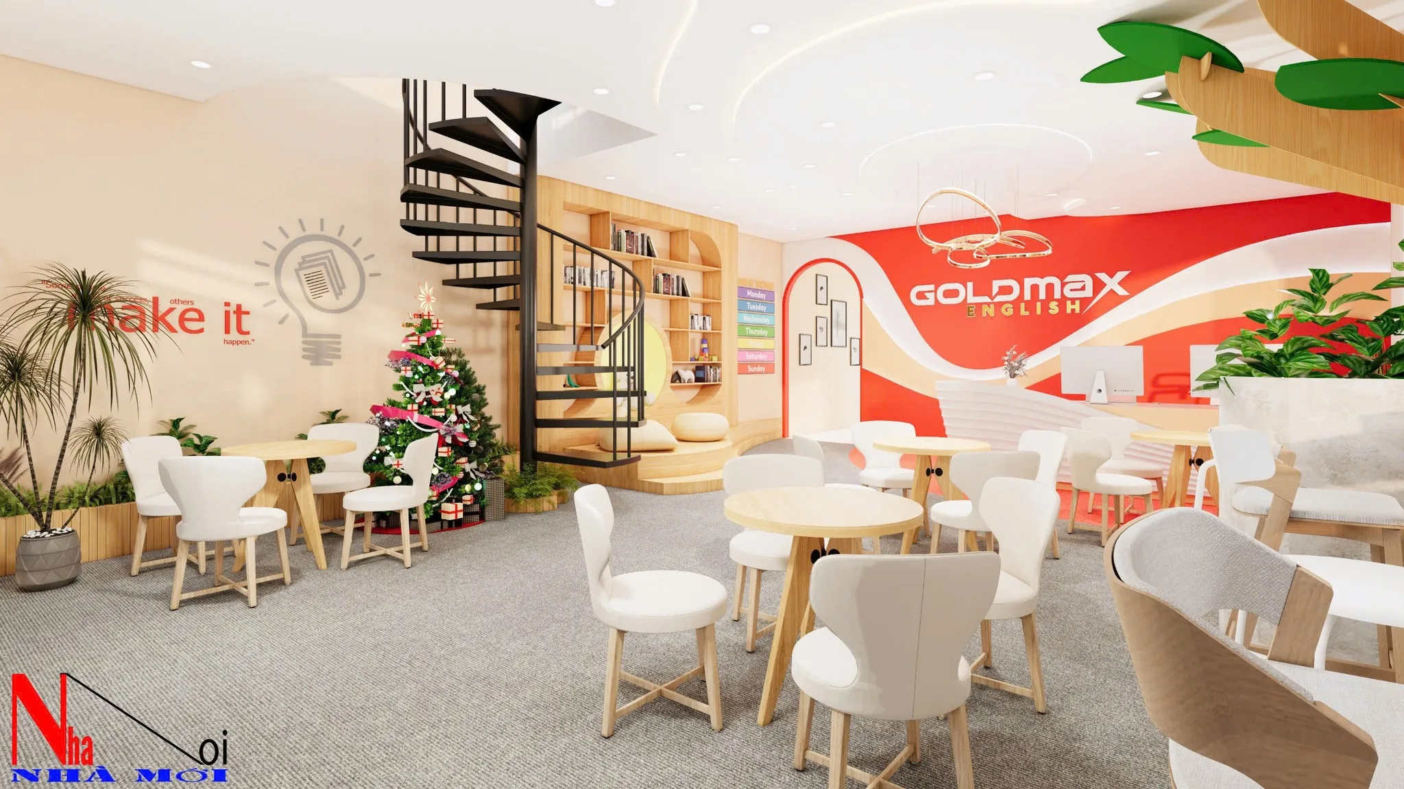 Thiết kế trung tâm anh ngữ