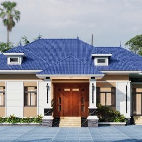 Mẫu biệt thự 1 tầng _ Anh Lâm