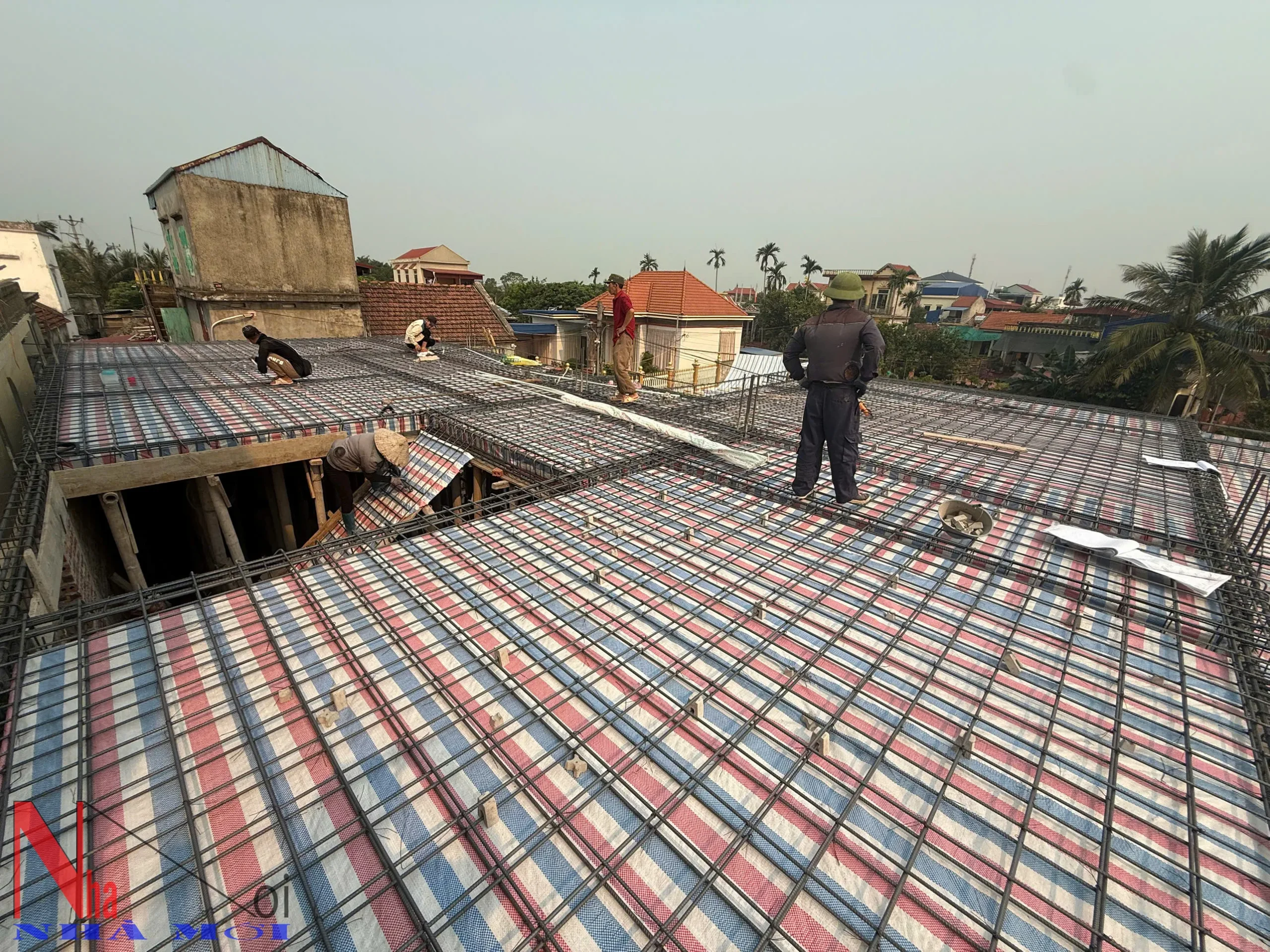 Thi công biệt thự 2 tầng tại Nam Định