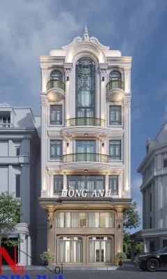 Biệt thự 5 tầng tân cổ điển (2)