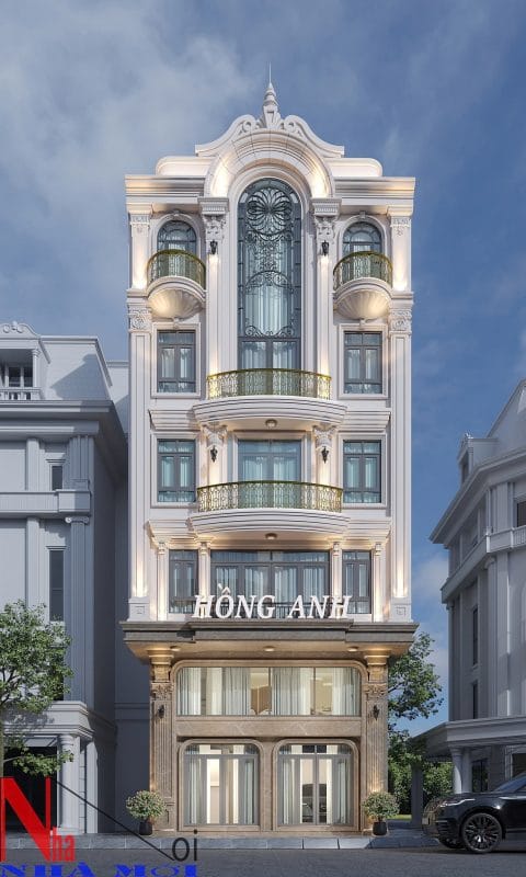 Biệt thự 5 tầng tân cổ điển (2)