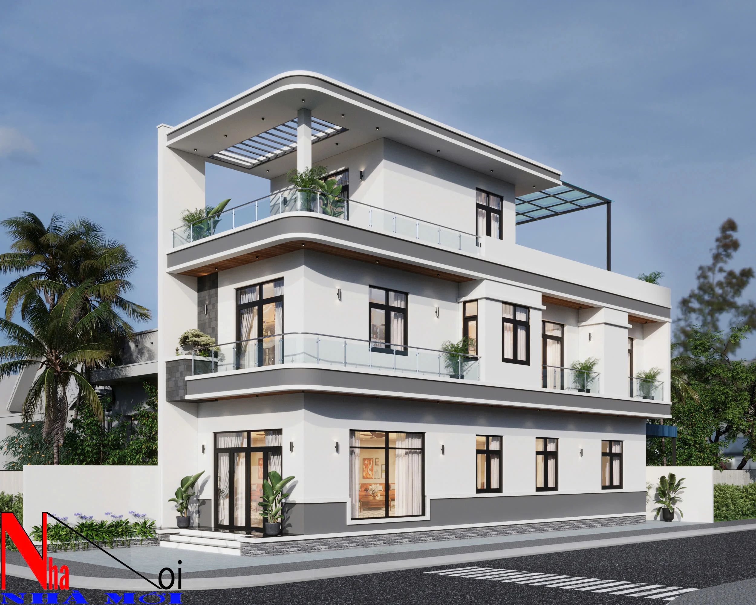 Mẫu nhà ống 3 tầng hiện đại đẹp