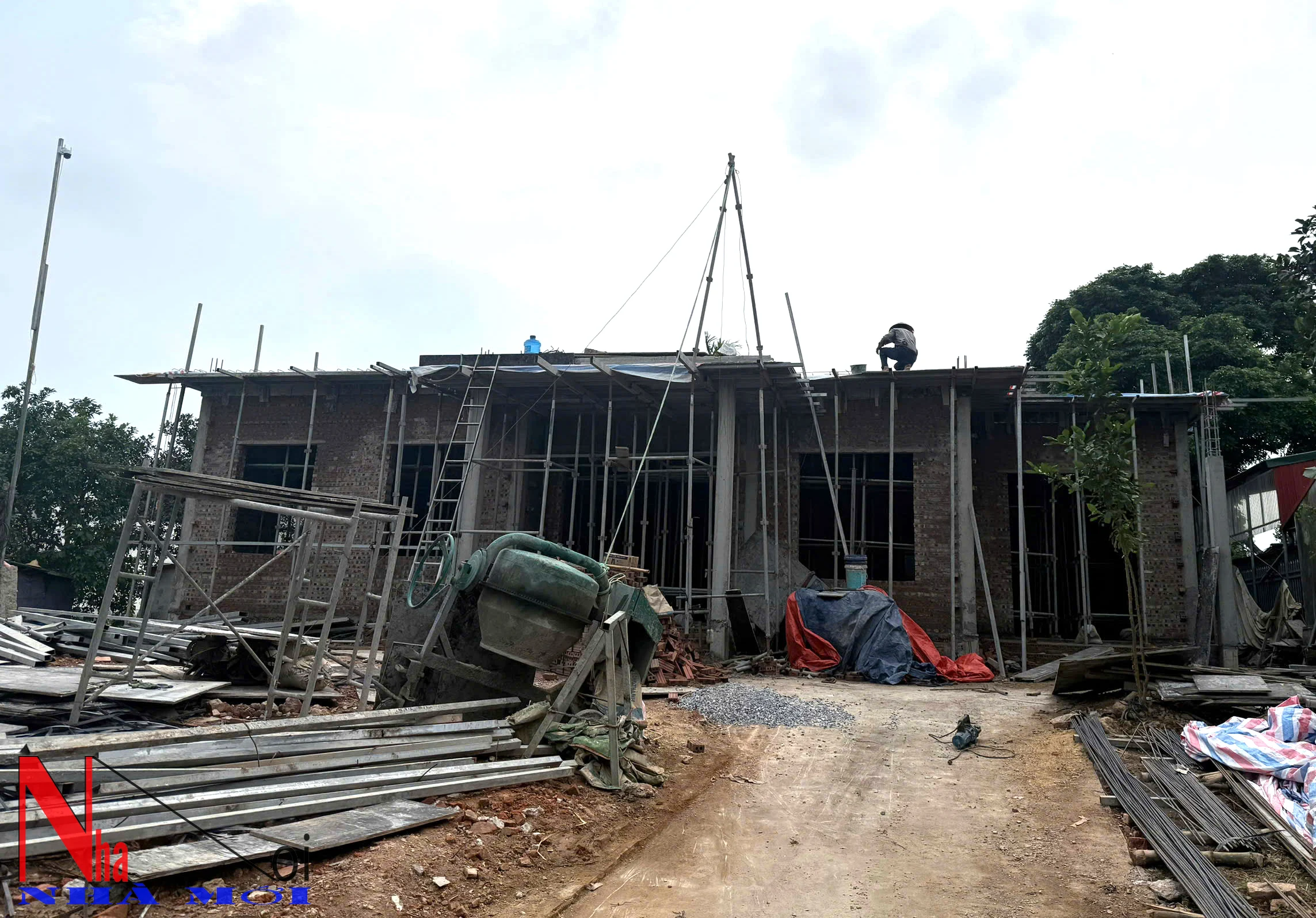 Thi công biệt thự 1 tầng nhà A Lâm