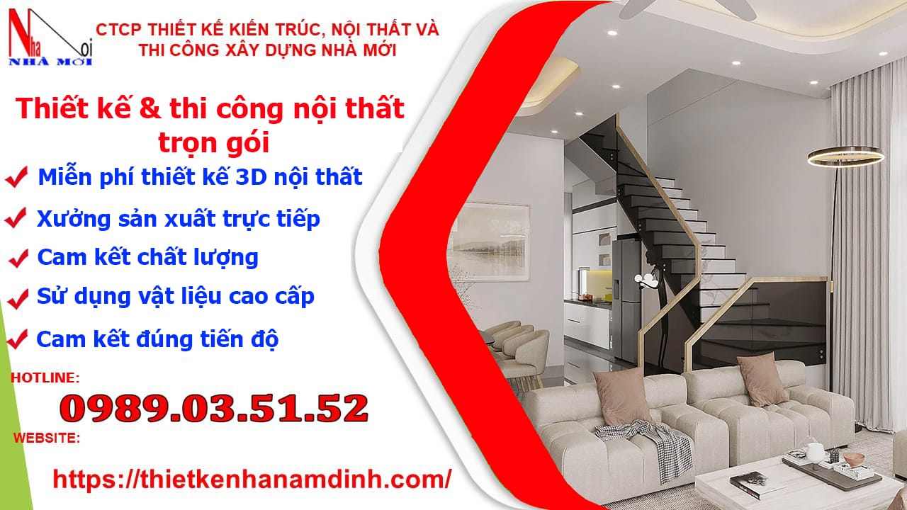 Thi công nội thất tại Nam Định trọn gói