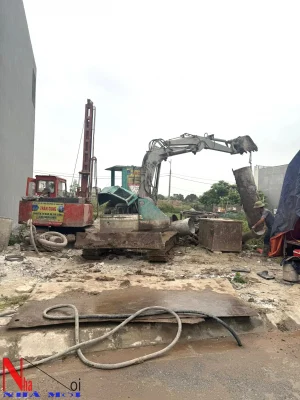 Thi công xây dựng biệt thự 5.5 tầng trọn gói