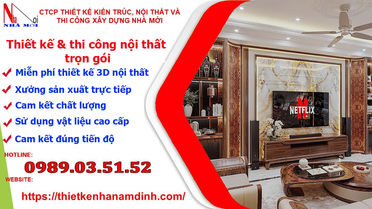 Thiết kế thi công nội thất tại Nam Định