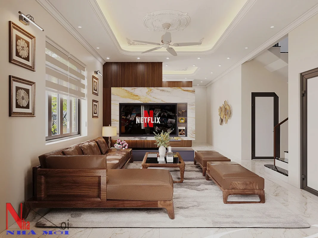 Thiết kế thi công nội thất trọn gói _ Phòng khách