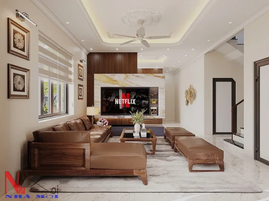 Thiết kế thi công nội thất trọn gói _ Phòng khách