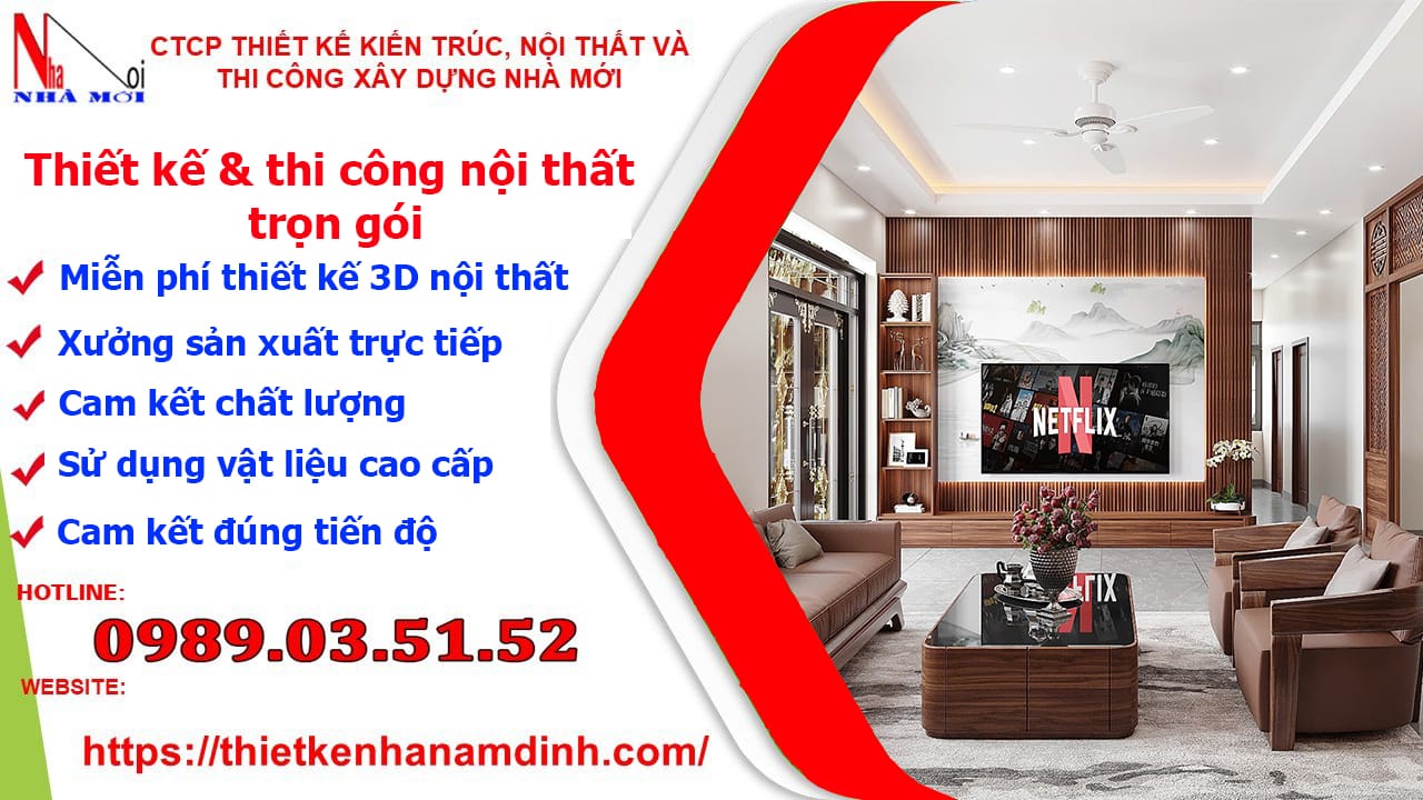 Thiết kế thi công nội thất trọn gói tại Ý Yên Nam Định