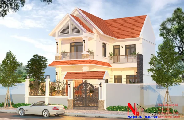 Biệt thự 2 tầng mái thái (2)